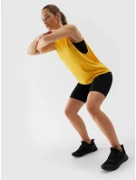 Dámské sportovní rychleschnoucí top loose 4F - oranžový Dámské sportovní rychleschnoucí top loose 4F - oranžový