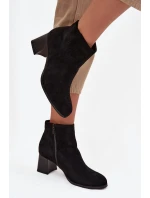 Dámské kotníkové boty JH21-80 černé - Marilou Dámské kotníkové boty JH21-80 černé - Marilou