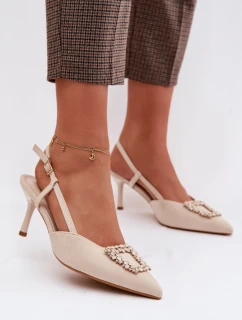 Sandály na podpatku  model 224466 Step in style