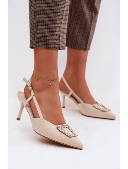 Sandály na podpatku  model 224466 Step in style