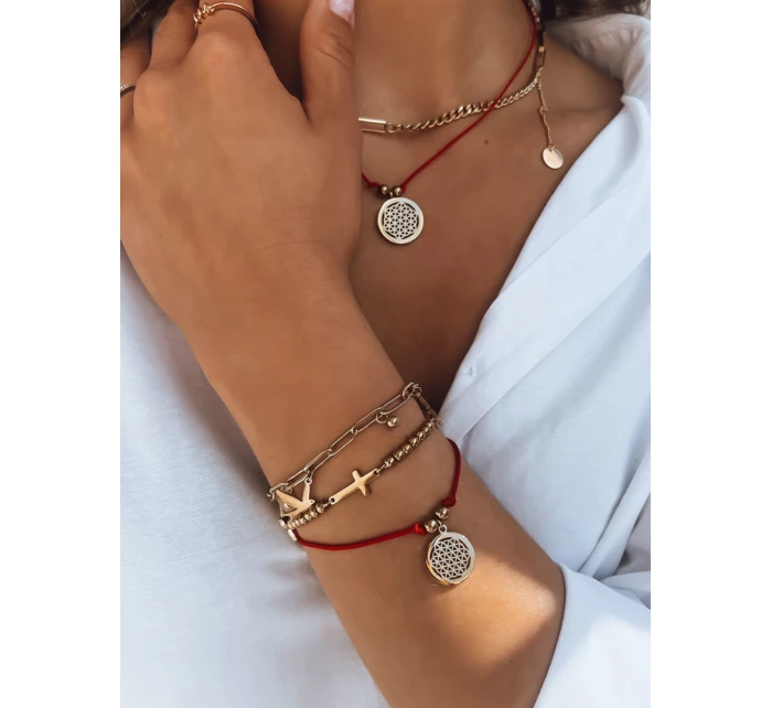 Náramek LANZAROTE červený FashionStreet LY0055