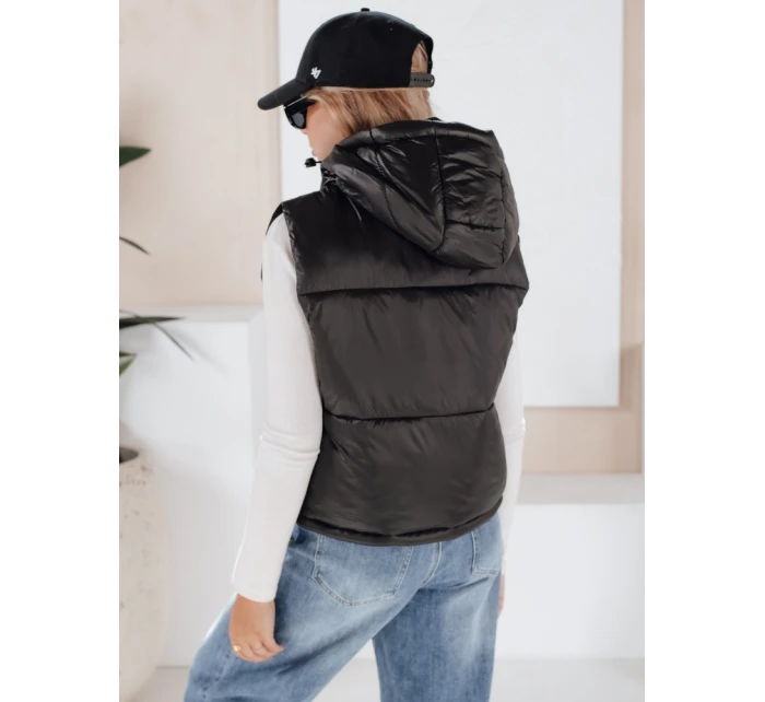 CEDAR dámská prošívaná vesta černá FashionStreet TY3780