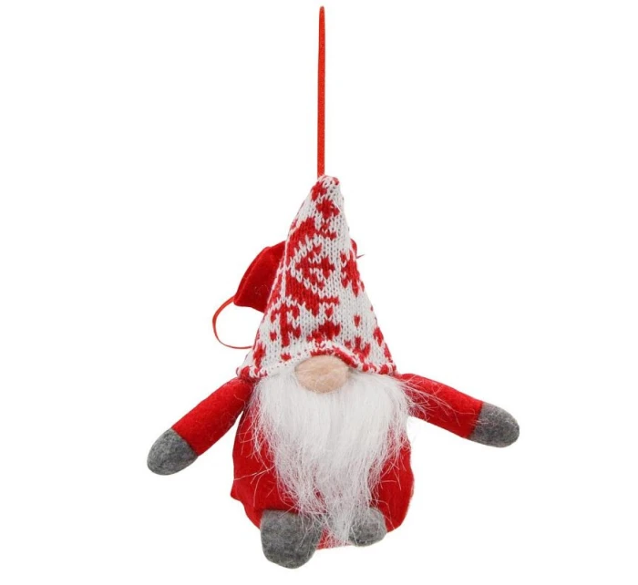 DEKORATIVNÍ ZRCADLO S DÁRKOVÝM SÁČKEM 15CM ČERVENÉ