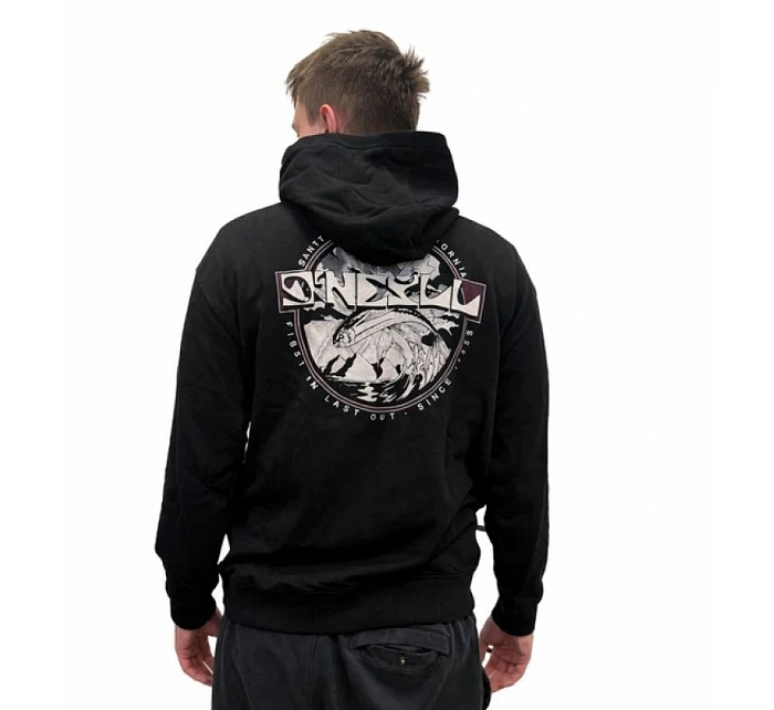 O'neill model 22116987 sportovní klokaní mikina s kapucí pánská černá fashion pánské - ONeill