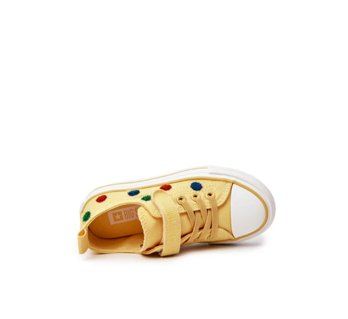 Dětské Tenisky Se Suchým Zipem BIG STAR JJ374056 Žluté