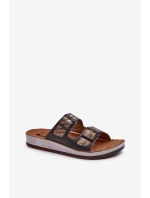 Pohodlné Dámské Sandály S Pásky model 21664603 Černé - Inblu