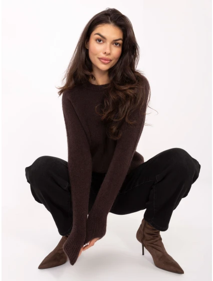 Jumper MO SW 1015.78 tmavě hnědý Jumper MO SW 1015.78 tmavě hnědý