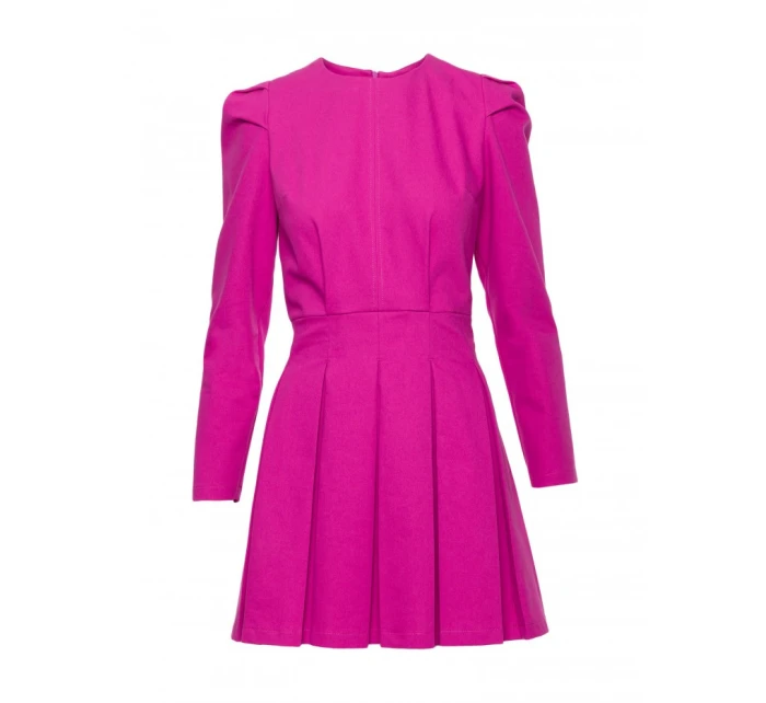 M884 Denimové šaty - růžové