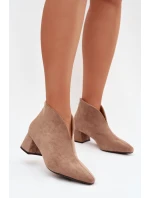 Boty na podpatku model 223590 Step in style Boty na podpatku model 223590 Step in style