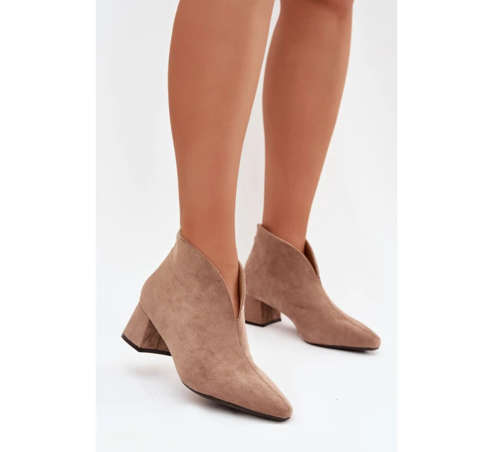 Boty na podpatku model 223590 Step in style Boty na podpatku model 223590 Step in style