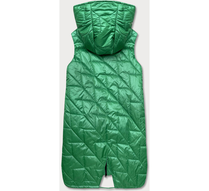 Zelená prošívaná dámská vesta model 18016204 - S'WEST