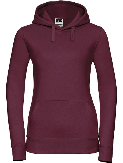 Russell Athletic 265F Dámská mikina s kapucí "Authentic" 10.265F burgundy Russell Athletic 265F Dámská mikina s kapucí "Authentic" 10.265F burgundy