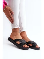 Dámské Sandály Na Ploché Podrážce  Černé model 21661826 - Zaxy