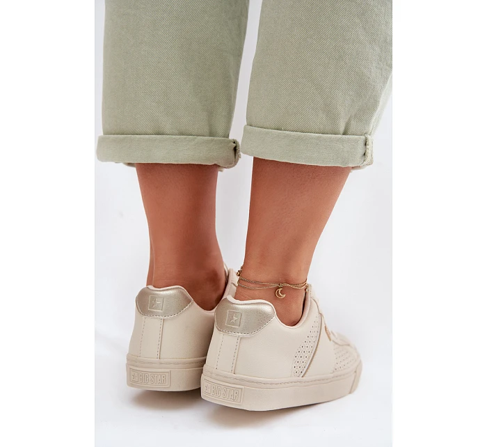 Dámské síťované tenisky Big Star TT274292 Béžové