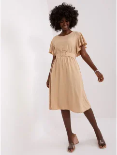 Sukienka DHJ SK model 21110928 beżowy - FPrice