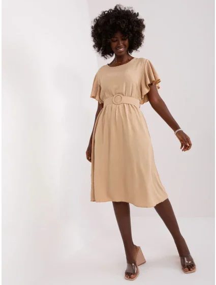 Sukienka DHJ SK model 21110928 beżowy - FPrice
