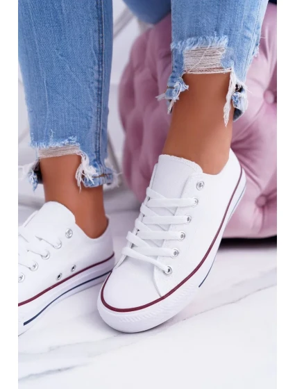 Klasické Dámské Tenisky Bílé Omerta Klasické Dámské Tenisky Bílé Omerta