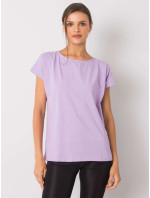 Světle fialové jednobarevné tričko Nadia