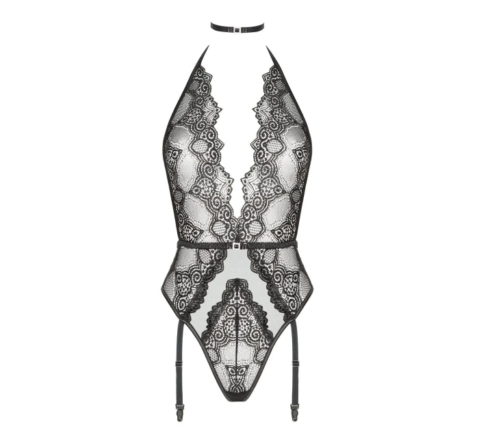 Erotické body Adelaide teddy black - BEAUTY NIGHT FASHION