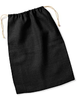 Westford Mill W 415 Jutový pytel se stahovacími šňůrkami 50.0415 black/natural Westford Mill W 415 Jutový pytel se stahovacími šňůrkami 50.0415 black/natural