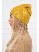 Čepice model 18747315 hořčice - K-Fashion Čepice model 18747315 hořčice - K-Fashion