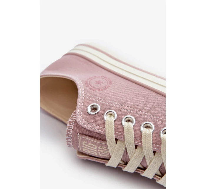 Nízké dámské tenisky Big Star model 21654816 Růžové - Big Star Shoes