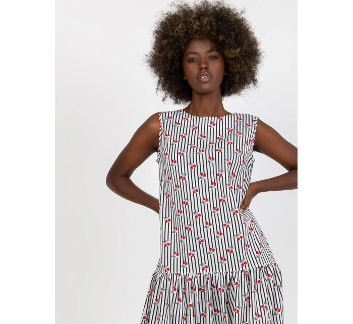 Šaty LK SK 506986 1.89 bílá a černá Šaty LK SK 506986 1.89 bílá a černá