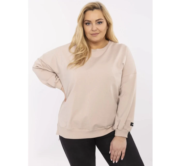 Bluza RV BZ model 21072703 beżowy - FPrice Bluza RV BZ model 21072703 beżowy - FPrice