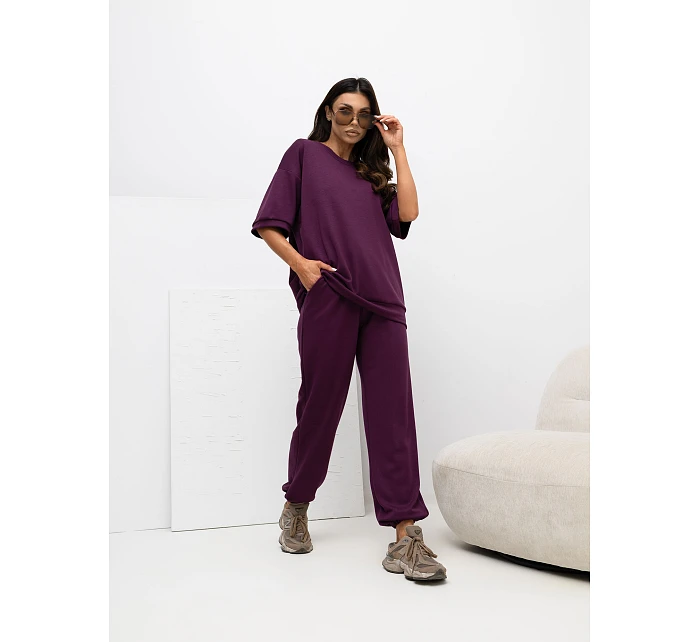 Sada RV KMPL A1290.94 tmavě fialová