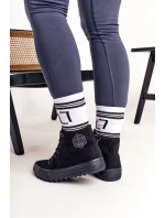 Dámské vysoké tenisky Big Star - černé Dámské vysoké tenisky Big Star - černé