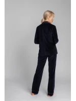 Dámská domácí košile model 19585982 Tmavě modrá - LaLupa