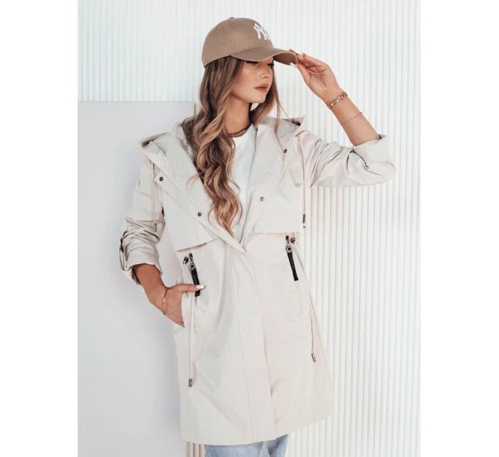 Dámská krémová přechodná bunda Dstreet model 21973552 - FashionStreet Dámská krémová přechodná bunda Dstreet model 21973552 - FashionStreet