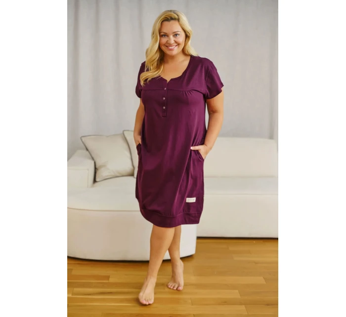 Dámská noční košilka 4348 wine - Doctornap Dámská noční košilka 4348 wine - Doctornap