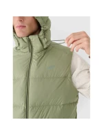 Pánské péřové tričko bez rukávů s přírodní výplní 4F 4FWAW24TVJAM148-43S