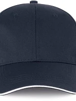 WK WKP 145 6 panelová kšiltovka 20.145W navy/white