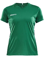 Craft Teamwear Squad Go Jersey Solid W Dámské sportovní tričko s výstřihem do V 82.5566 team green Craft Teamwear Squad Go Jersey Solid W Dámské sportovní tričko s výstřihem do V 82.5566 team green