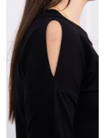 Šaty s 3D model 18744120 krajková černá - K-Fashion