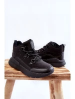 Dětské boty Memory Foam Big Star model 21601086 Černe - Big Star Shoes Dětské boty Memory Foam Big Star model 21601086 Černe - Big Star Shoes