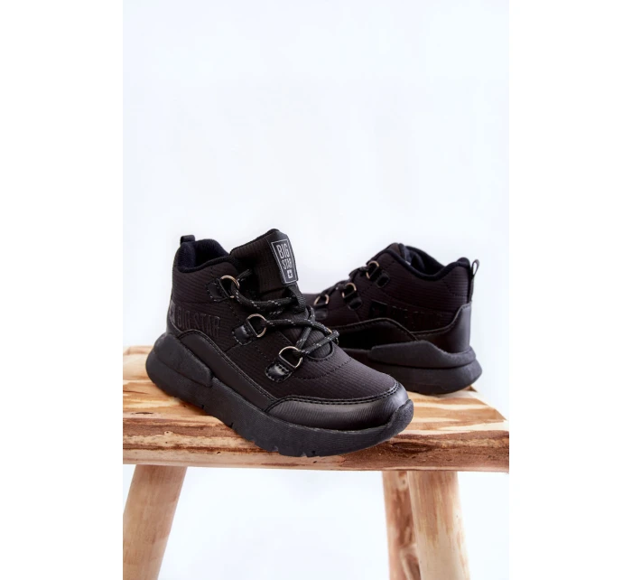 Dětské boty Memory Foam Big Star model 21601086 Černe - Big Star Shoes Dětské boty Memory Foam Big Star model 21601086 Černe - Big Star Shoes