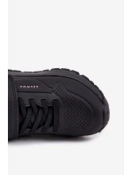 Dětské Lehké Sportovní Boty Na Platformě Černé model 21692401 - Boto