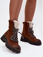 Dámské trekové boty z eko kůže Camel Bellora