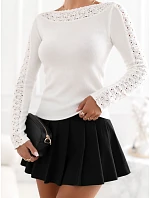 Sweter CS SW model 22559210 ecru - FPrice Sweter CS SW model 22559210 ecru - FPrice