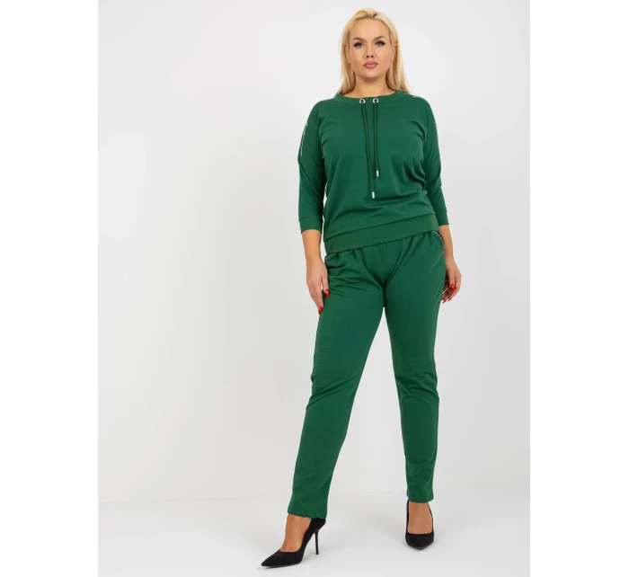 Tepláky RV DR 4765.52 tmavě zelená