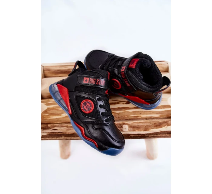Dětské zateplené sportovní boty Big Star KK374095 Černá Dětské zateplené sportovní boty Big Star KK374095 Černá
