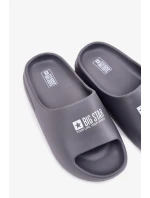 Pánské pěnové pantofle s logem Big Star – šedé