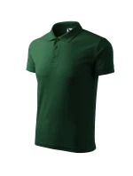 Pique Polo polokošile pánská dark green Pique Polo polokošile pánská dark green