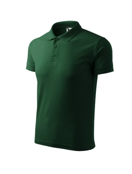Pique Polo polokošile pánská dark green