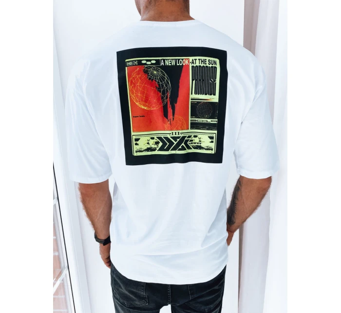 Pánské tričko s potiskem bílé Dstreet model 21969581 - FashionStreet
