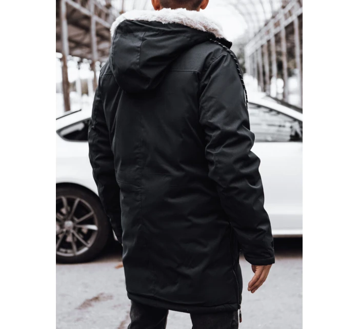 Pánská zimní bunda černá Dstreet TX4594 Pánská zimní bunda černá Dstreet TX4594