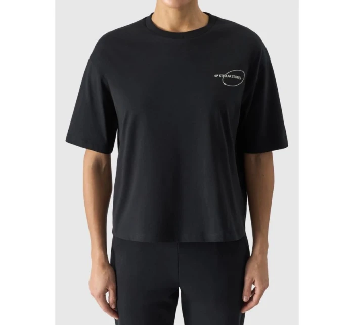 Dámské tričko oversize s potiskem model 21907591 - 4F